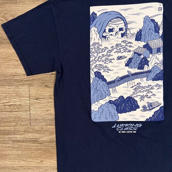 Lurking Class by Sketchy Tank x Mr. Tucks Chapter 2 Navy T-Shirt - Picture 7 of 7